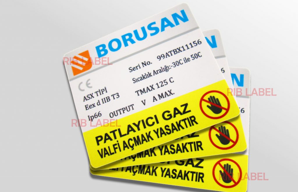 Pvc Instrument Label. Tags Plastic Tags - PVC Labels with your brand logo